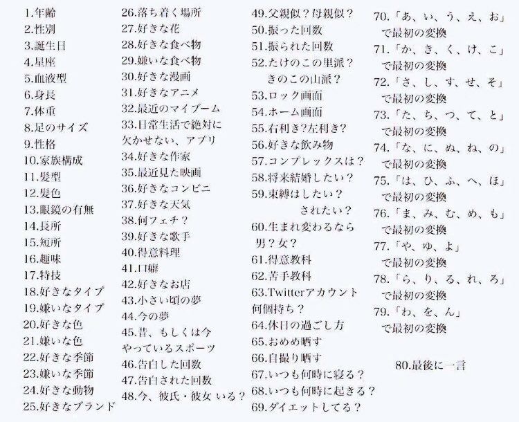 うみ🎭の会話 : #いいねの数だけ自己紹介 あー…でもどうしても無理な  